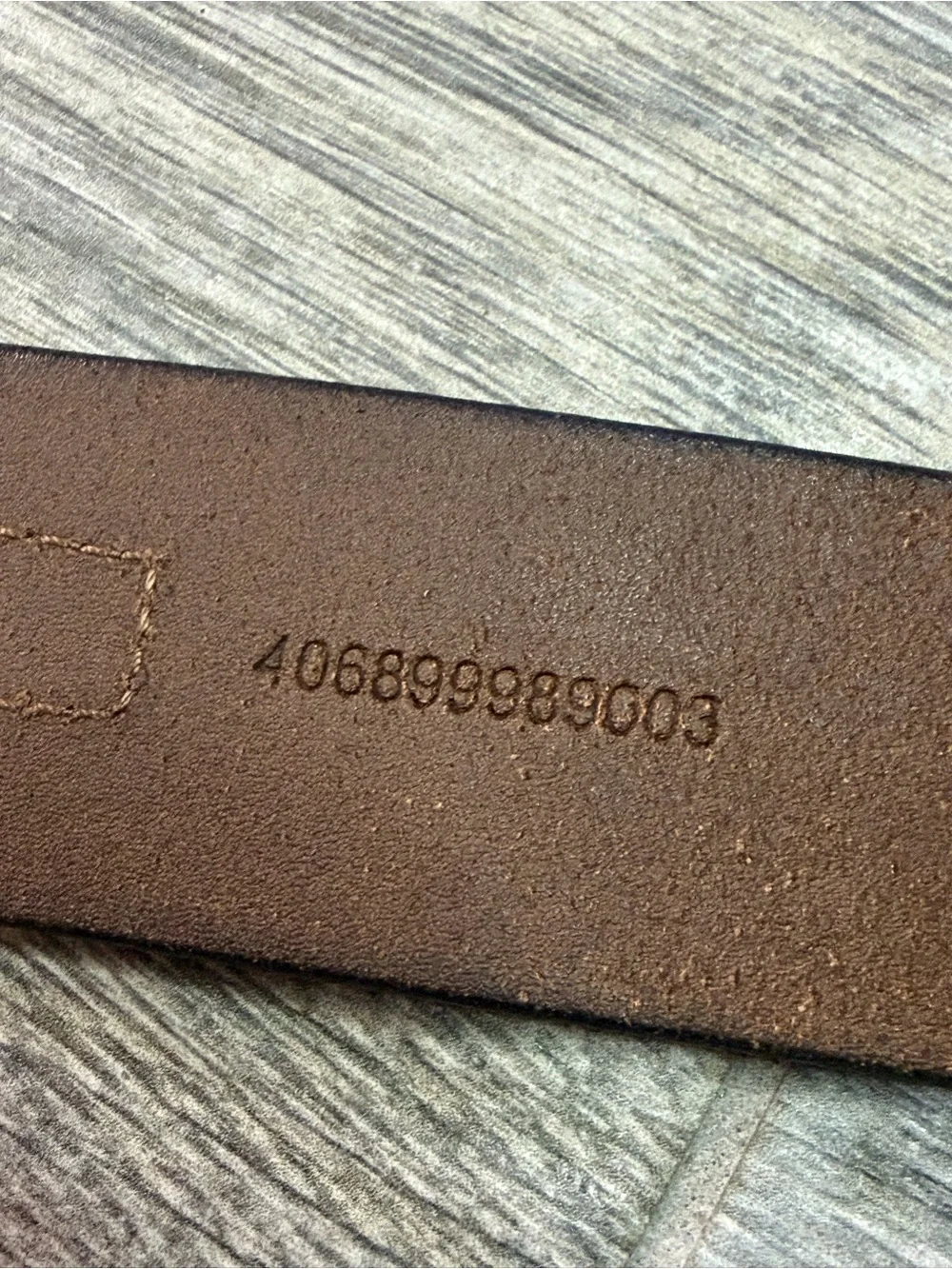 Polo Ralph Lauren Leather Belt Brown 125 Cm Mens Size 50 EUC